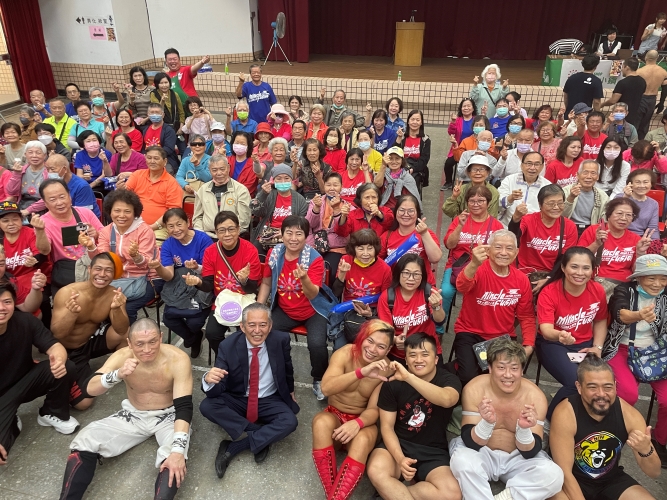 2024-4 邀請日本職業摔角選手至田園小鎮表演